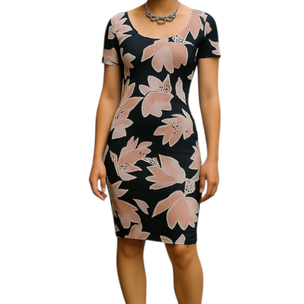 NWT SIMONS FLORAL DRESS SIZE XS